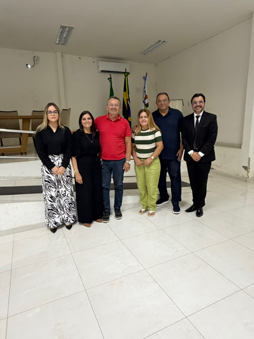 Dirigentes da FACIS durante agenda de reuni&otilde;es com gestores municipais